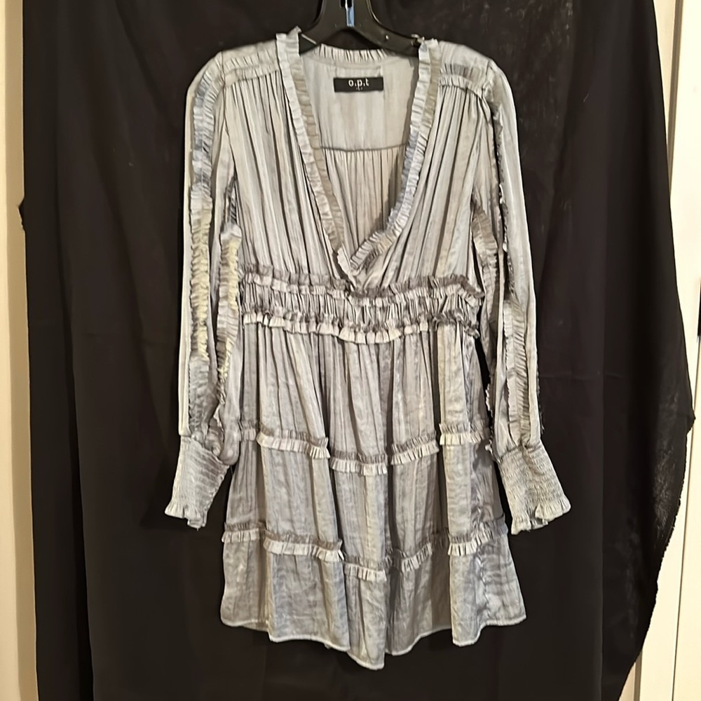 O.p.t babydoll dress with ruffles
